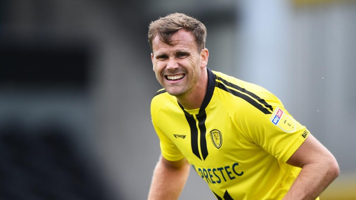 Buxton defender Ben Turner 